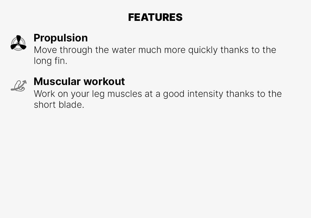 Long Swim Fins, Fluo Coral Pink, No Color, medium