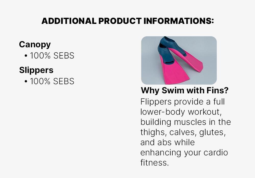 Long Swim Fins Trainfins, Fluo Coral Pink, , large image number 16