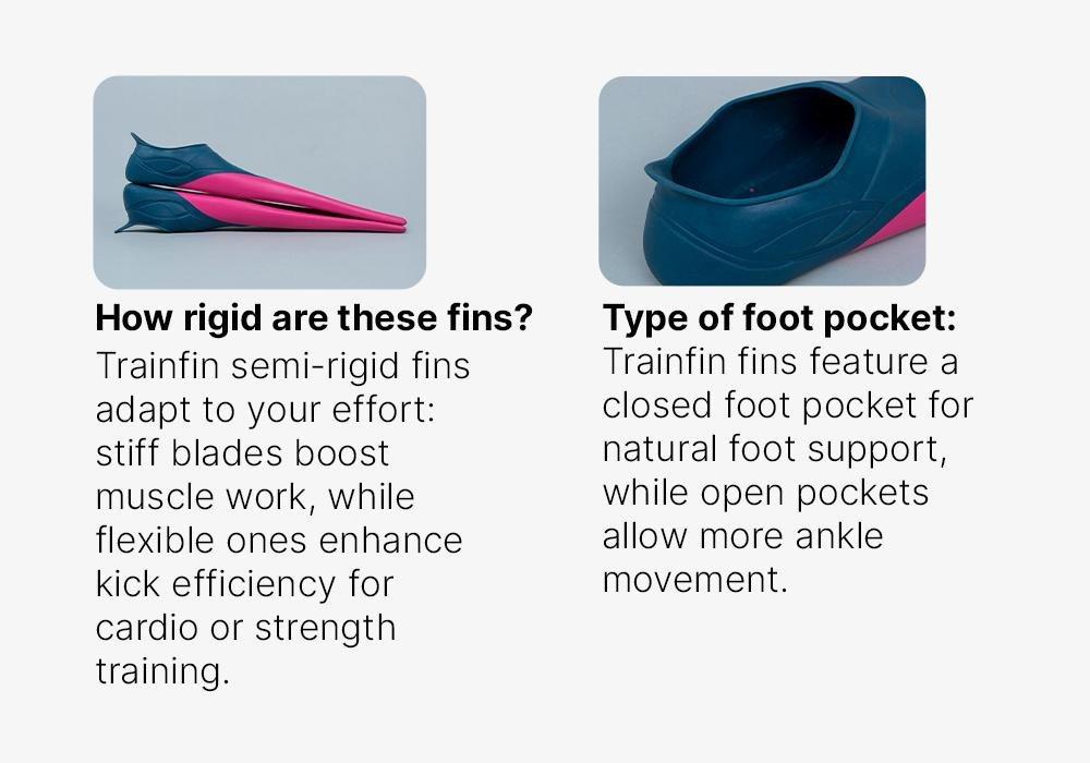 Long Swim Fins Trainfins, Fluo Coral Pink, , large image number 17