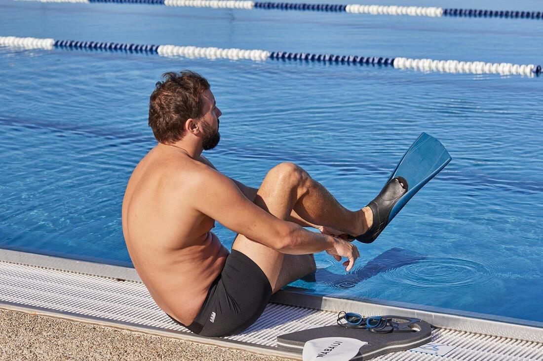 Trainfins Long Swim Fins, Blue, No Color, large image number 9