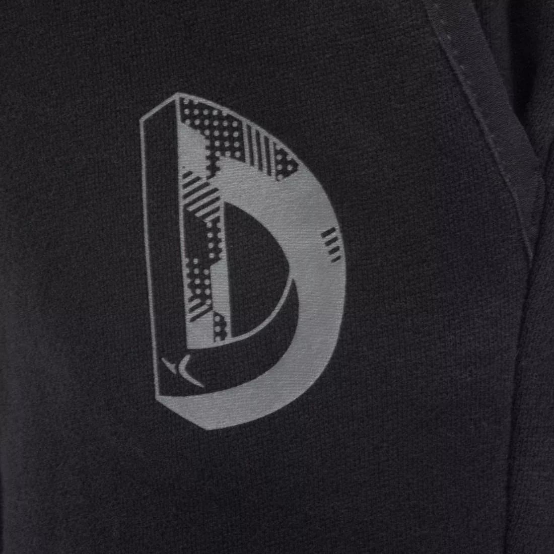 500 Boys' Warm Regular Gym Bottoms With Pockets - Black, No Color, large image number 6