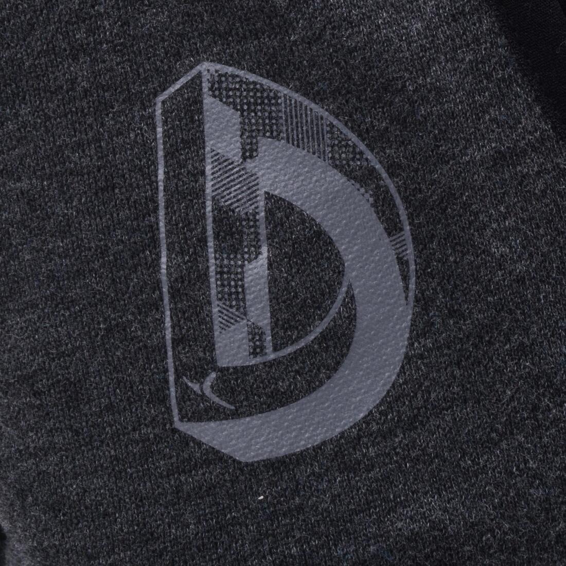 500 Boys' Warm Regular Gym Bottoms With Pockets - Black, No Color, large image number 8