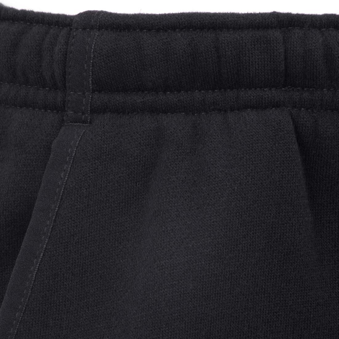 500 Boys' Warm Regular Gym Bottoms With Pockets - Black, No Color, large image number 11