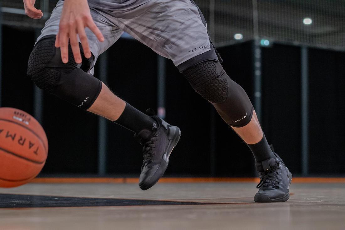 Adult Protective Basketball Knee Pads, Black, , large image number 6