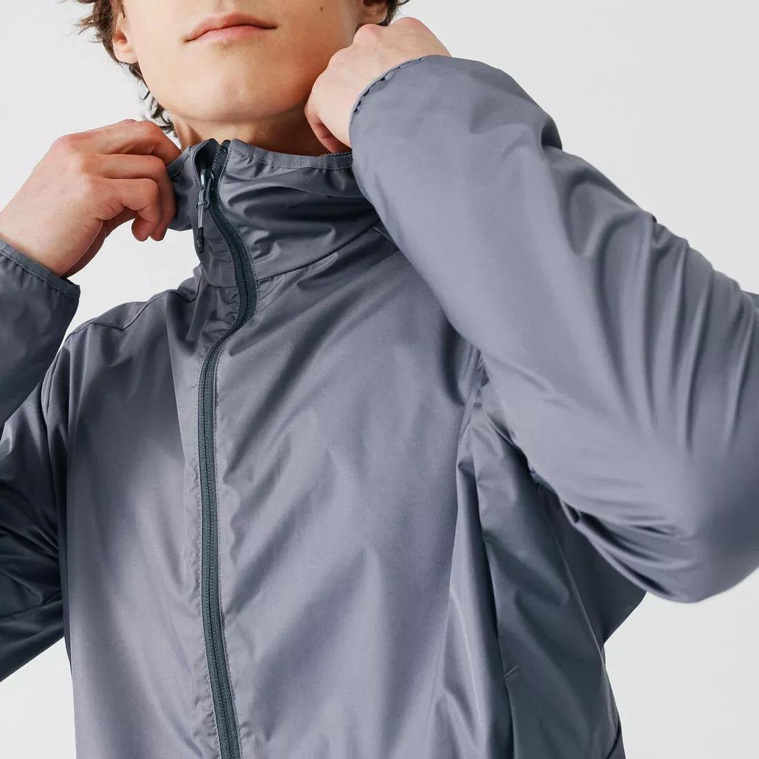 BLACK Run Rain Men's Running Wind and Rain Jacket, , large image number 11