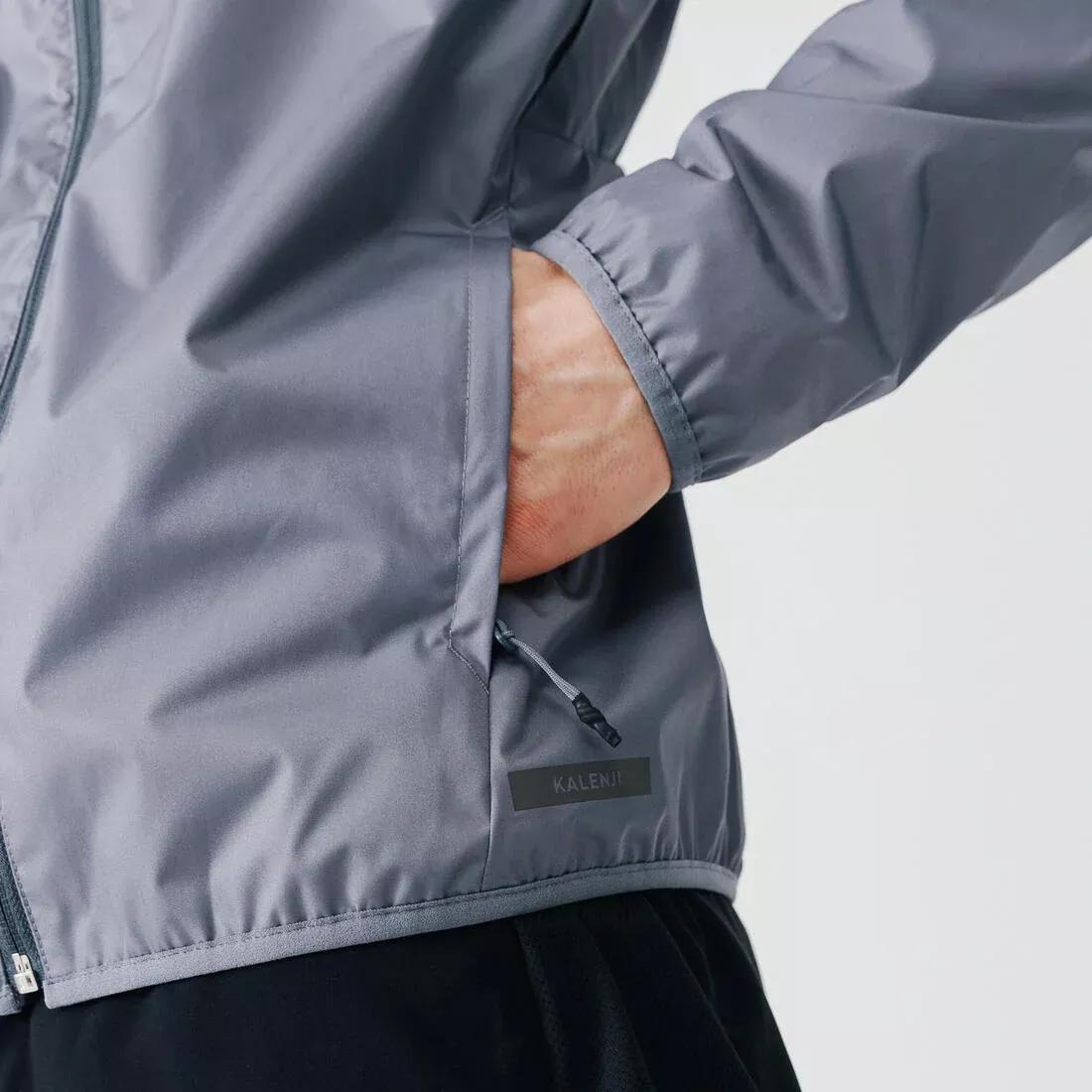 BLACK Run Rain Men's Running Wind and Rain Jacket, , large image number 13