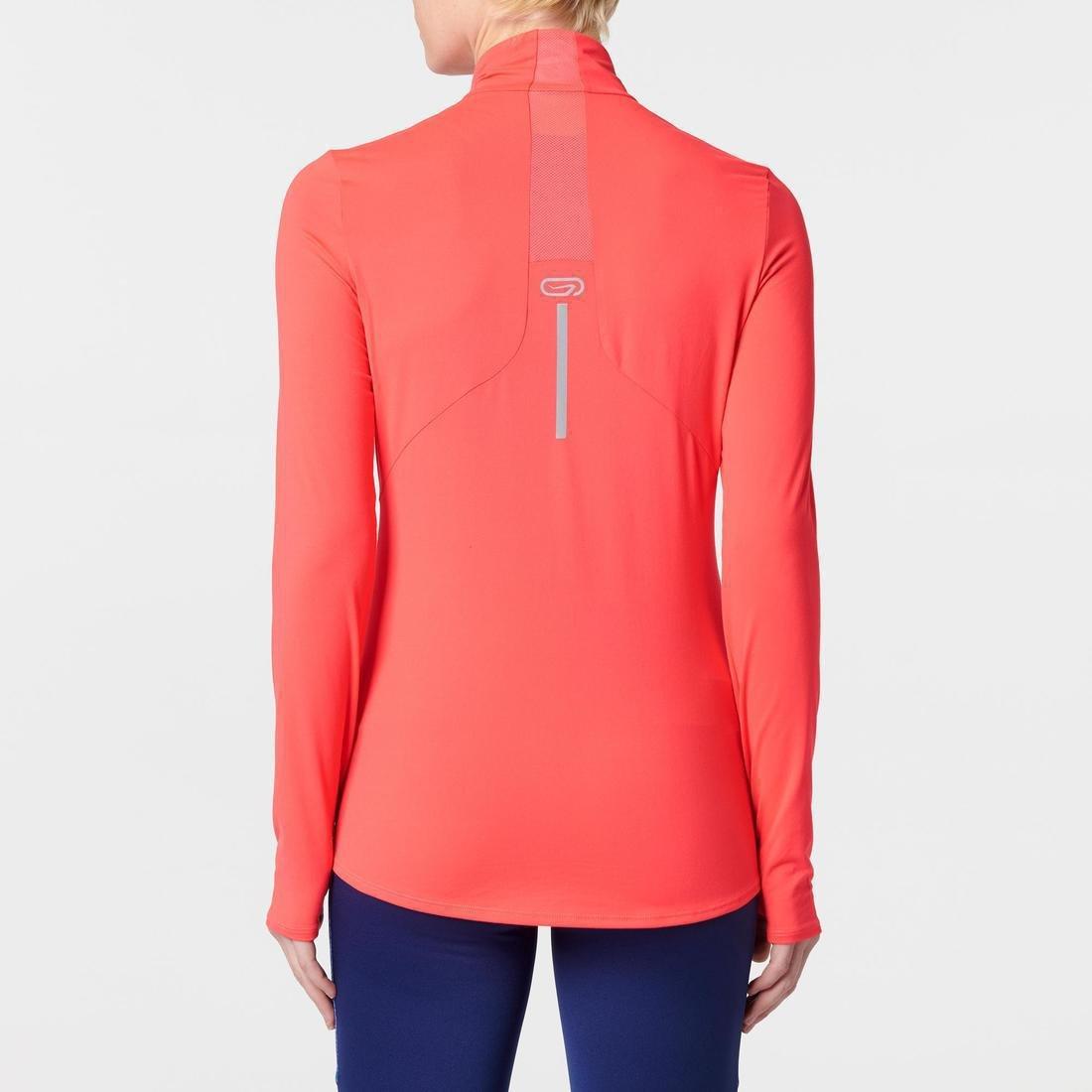 Run Dry Women's Long-Sleeved Half-Zip Running T-Shirt, Black, , large image number 7