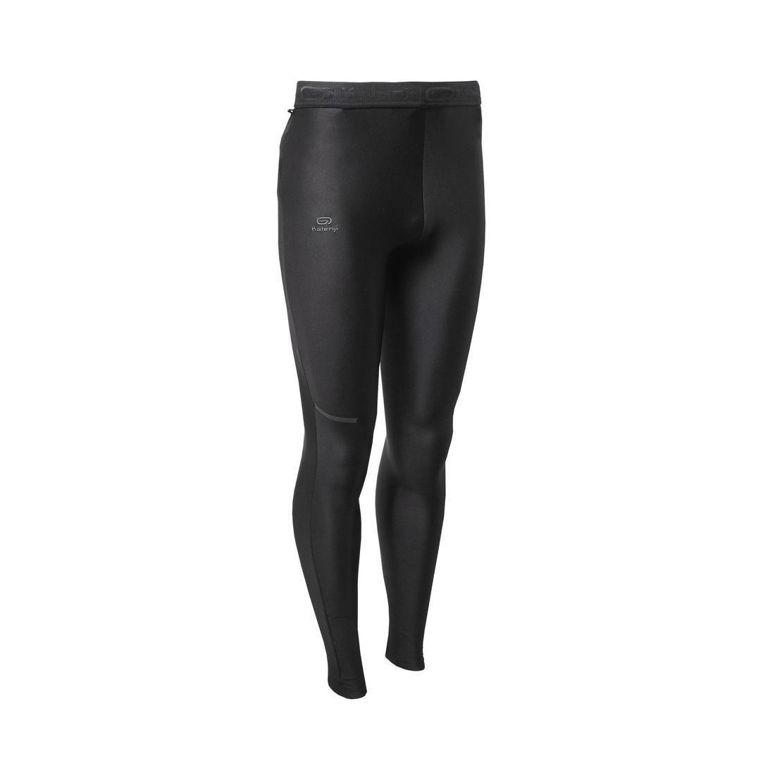 Kalenji WarMenRunning Tights, Black, , large image number 1