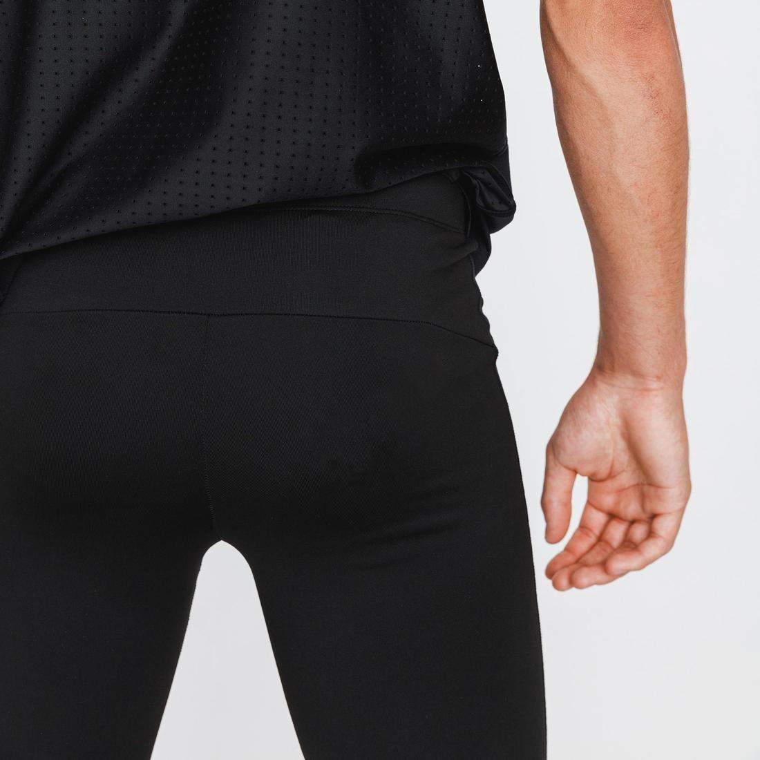 Kalenji WarMenRunning Tights, Black, , large image number 6