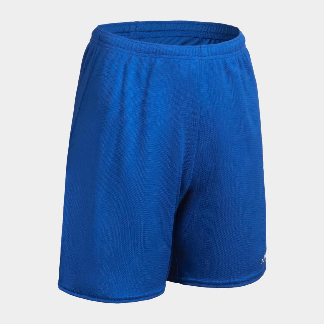 Kids Unisex Sh100 Beginner Basketball Shorts, Blue, No Color, large image number 1