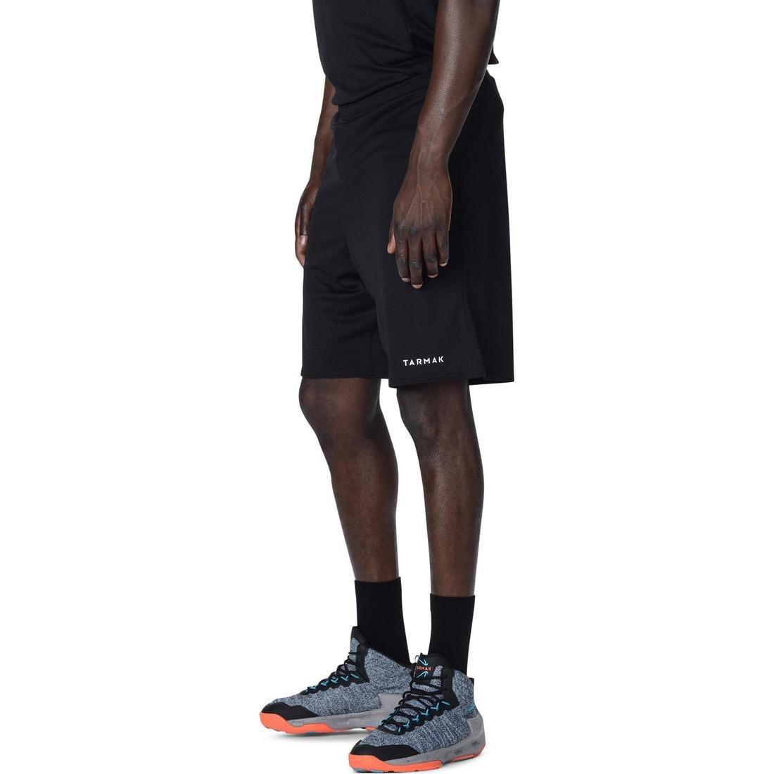 Basketball Shorts Sh100, Black, , large image number 4