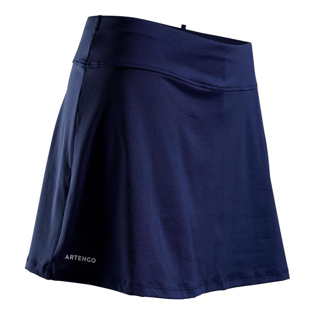 Women's Tennis Skirt SK Soft 500, Black, , large image number 9