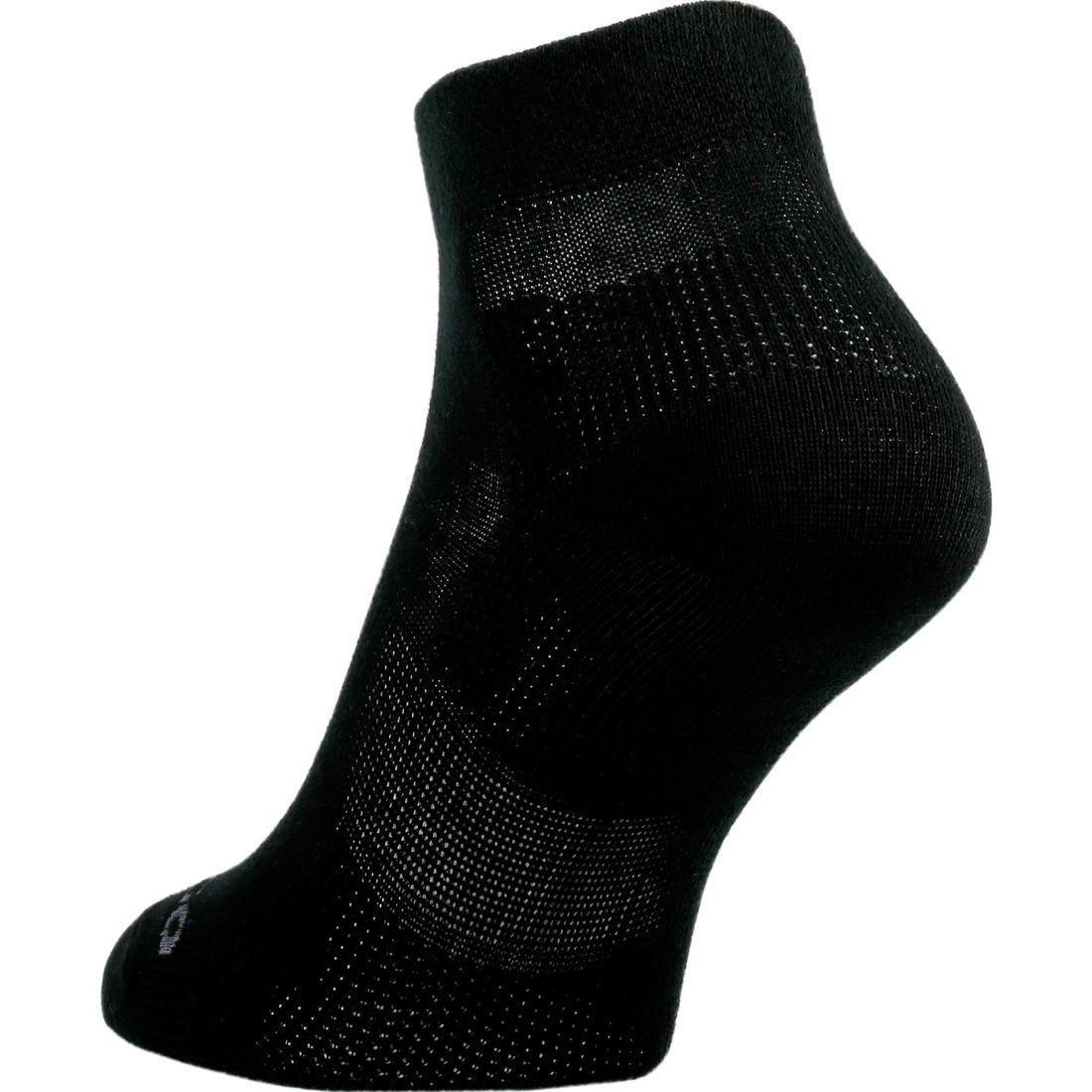 ARTENGO - RS 160 Adult Mid-High Sports Socks Tri-Pack-White