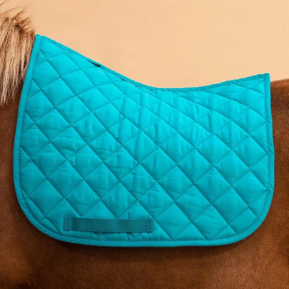 Horse Riding Saddle Cloth For Pony - 100, Blue, No Color, large image number 3