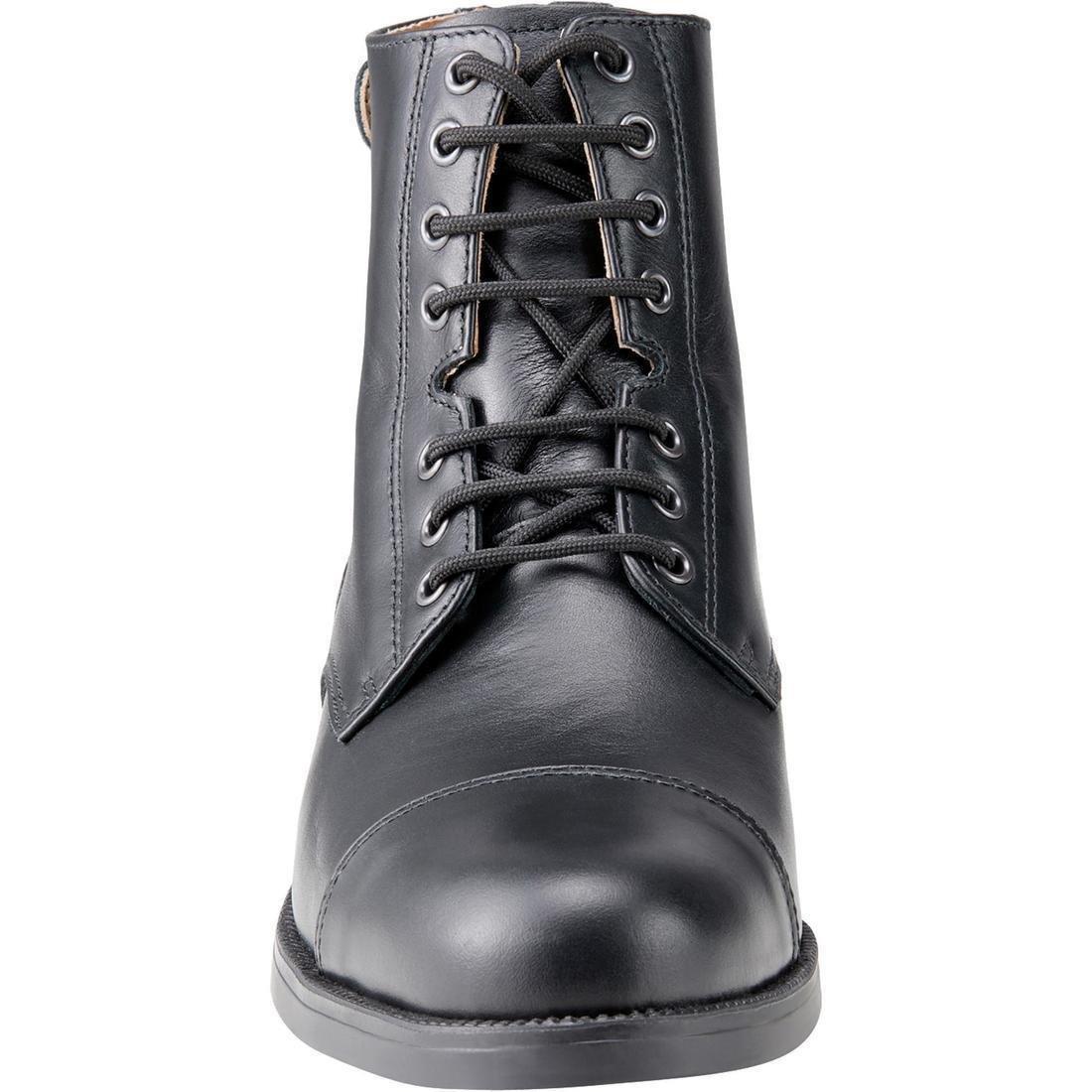 addock 560Adult Lace-UpLeather Horse Riding Boots, Black, , large image number 5