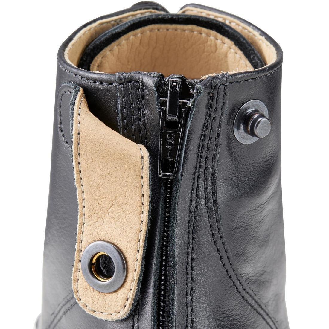 addock 560Adult Lace-UpLeather Horse Riding Boots, Black, , large image number 9