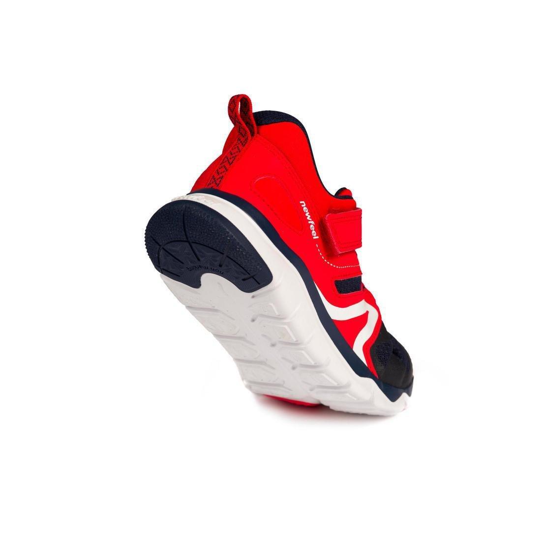 MAUVE Kids' lightweight and breathable rip-tab trainers, teal, No Color, large image number 4