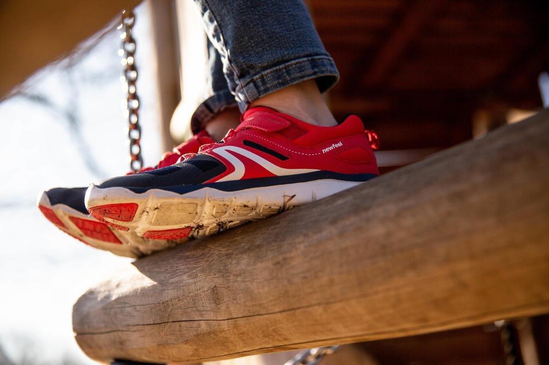 MAUVE Kids' lightweight and breathable rip-tab trainers, teal, No Color, large image number 6