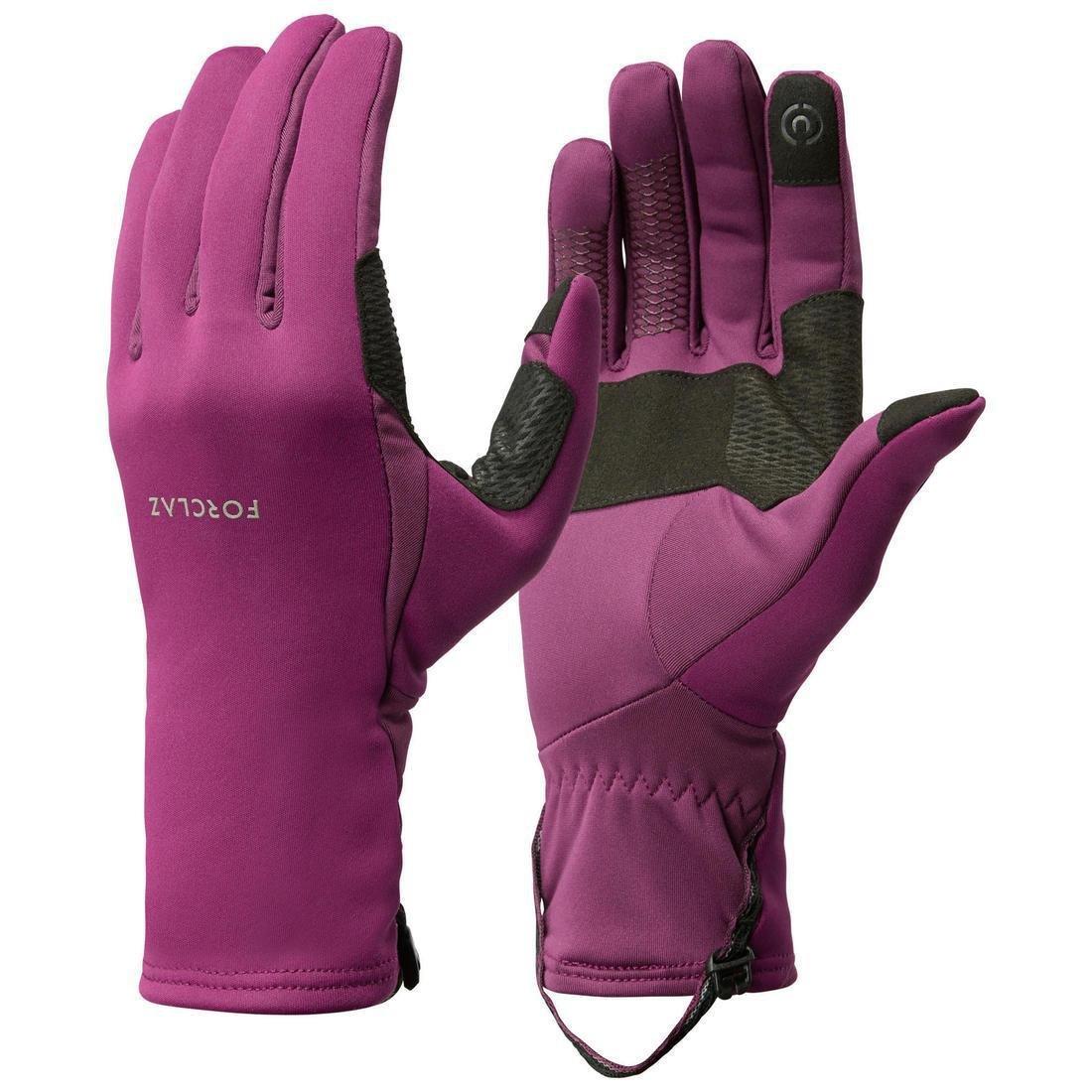 Adult Breathable Mountain Trekking Gloves - Trek 500, Black, No Color, large image number 12