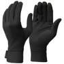 FORCLAZ - Adult100 % Silk Liner Gloves, Black