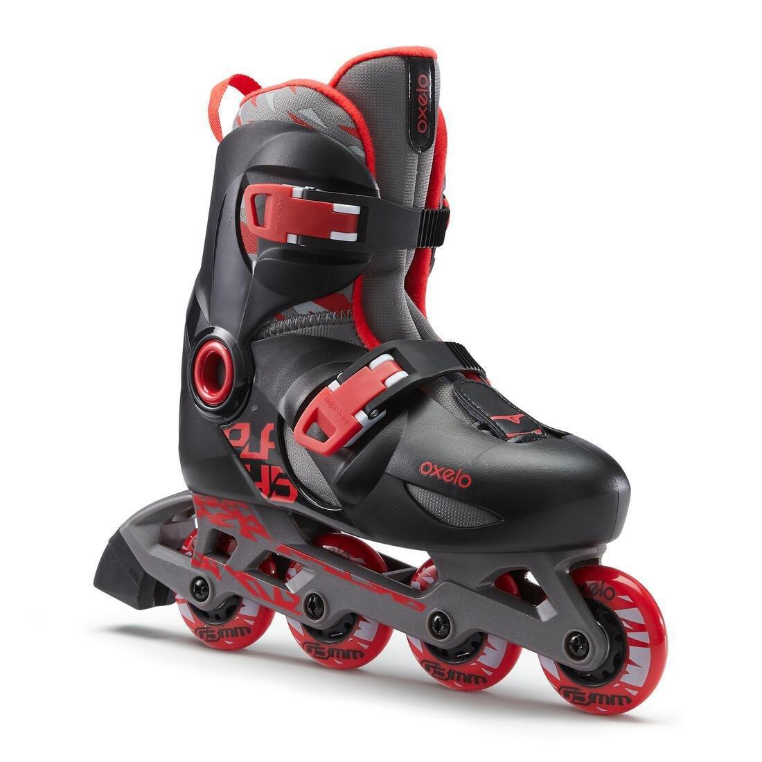 OXELO - Play 5Kids Skates, Scarlet Red