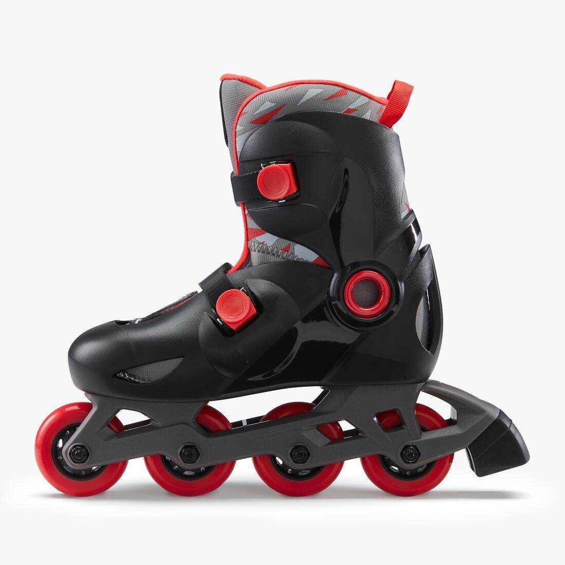 OXELO - Play 5Kids Skates, Scarlet Red