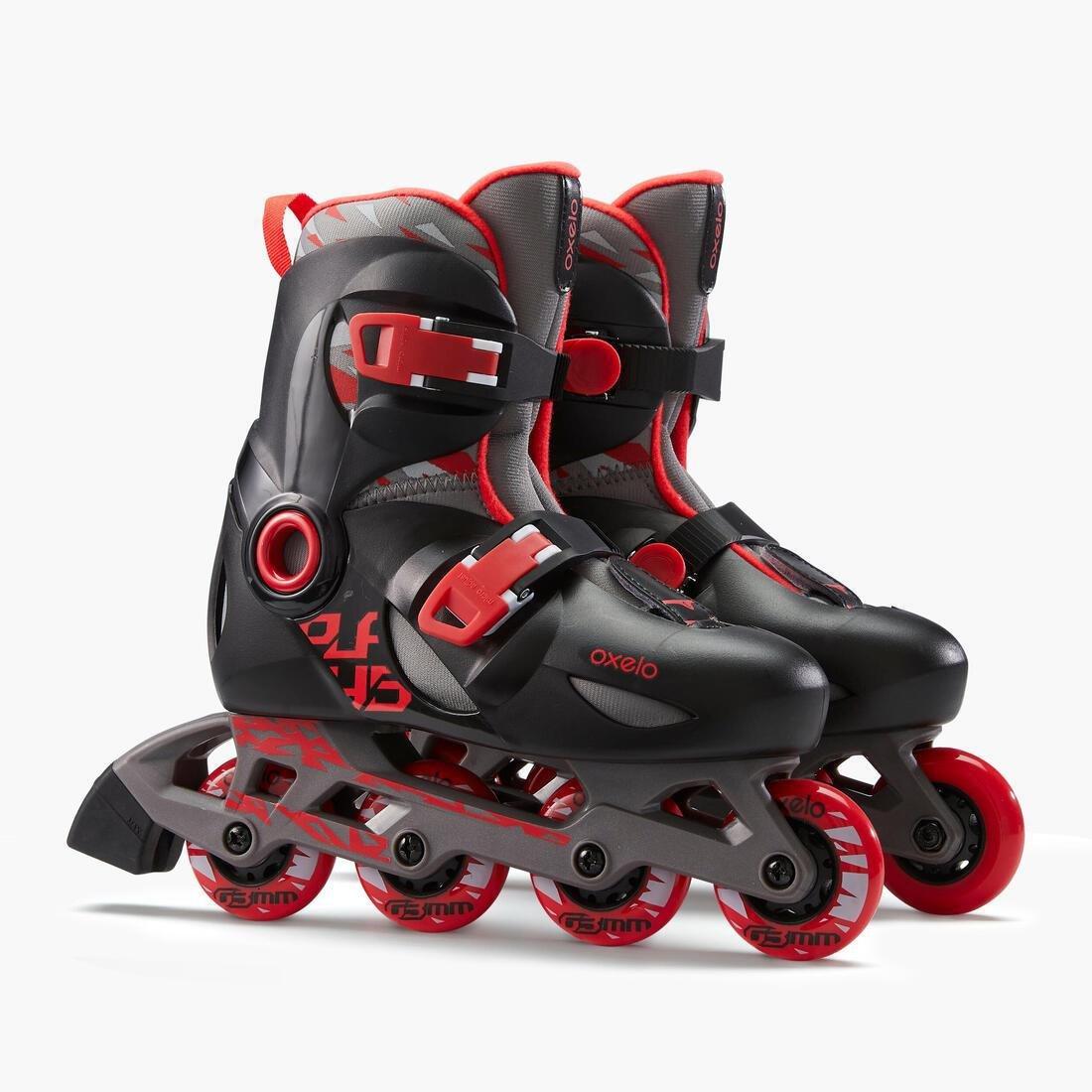 OXELO - Play 5Kids Skates, Scarlet Red