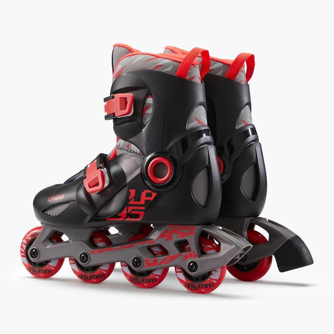 OXELO - Play 5Kids Skates, Scarlet Red