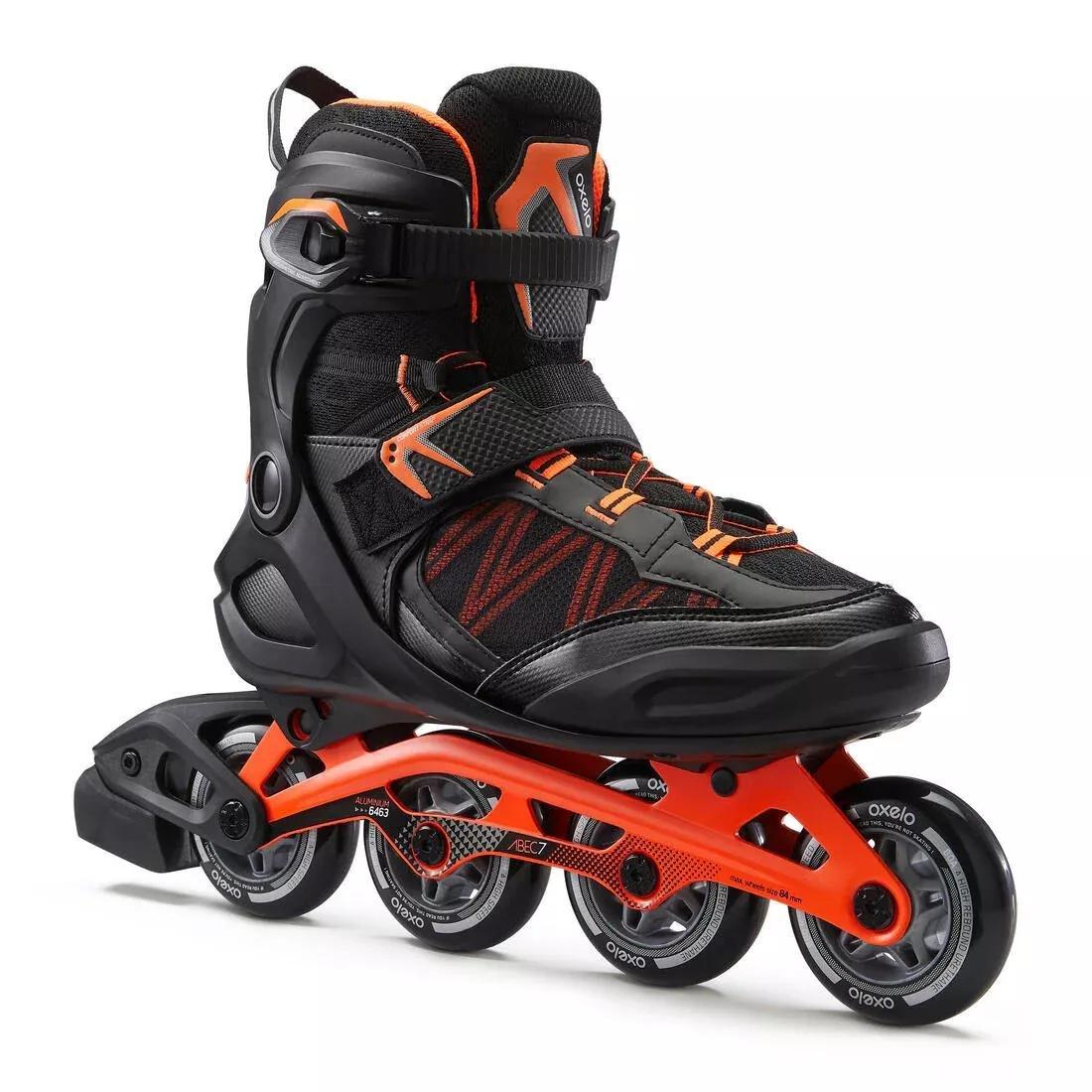 Fit500 InlineFitness Skates, Fluo Blood Orange, , large image number 0