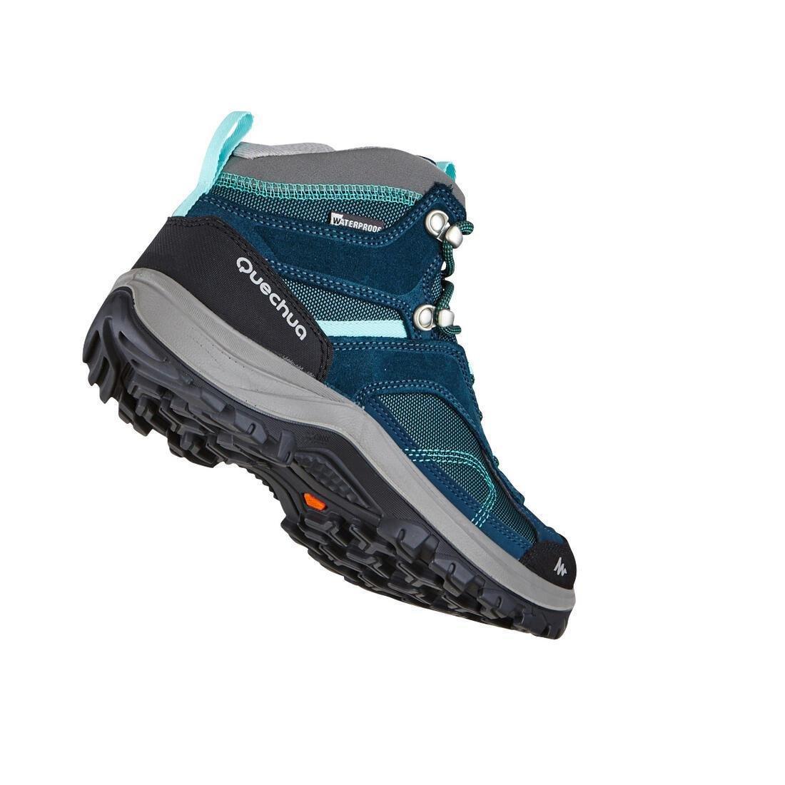 Women's Waterproof Walking Boots, Blue, No Color, large image number 9