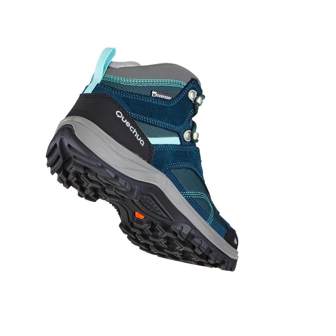 Women's Waterproof Walking Boots, Blue, No Color, large image number 10