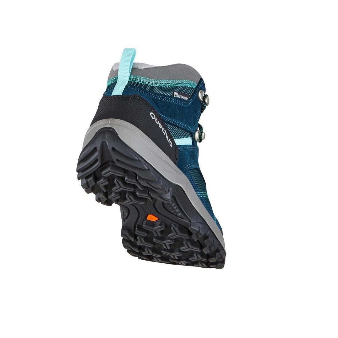 Women's Waterproof Walking Boots, Blue, , large image number 11
