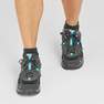 QUECHUA - Women's Waterproof Walking Shoes, Green Grey