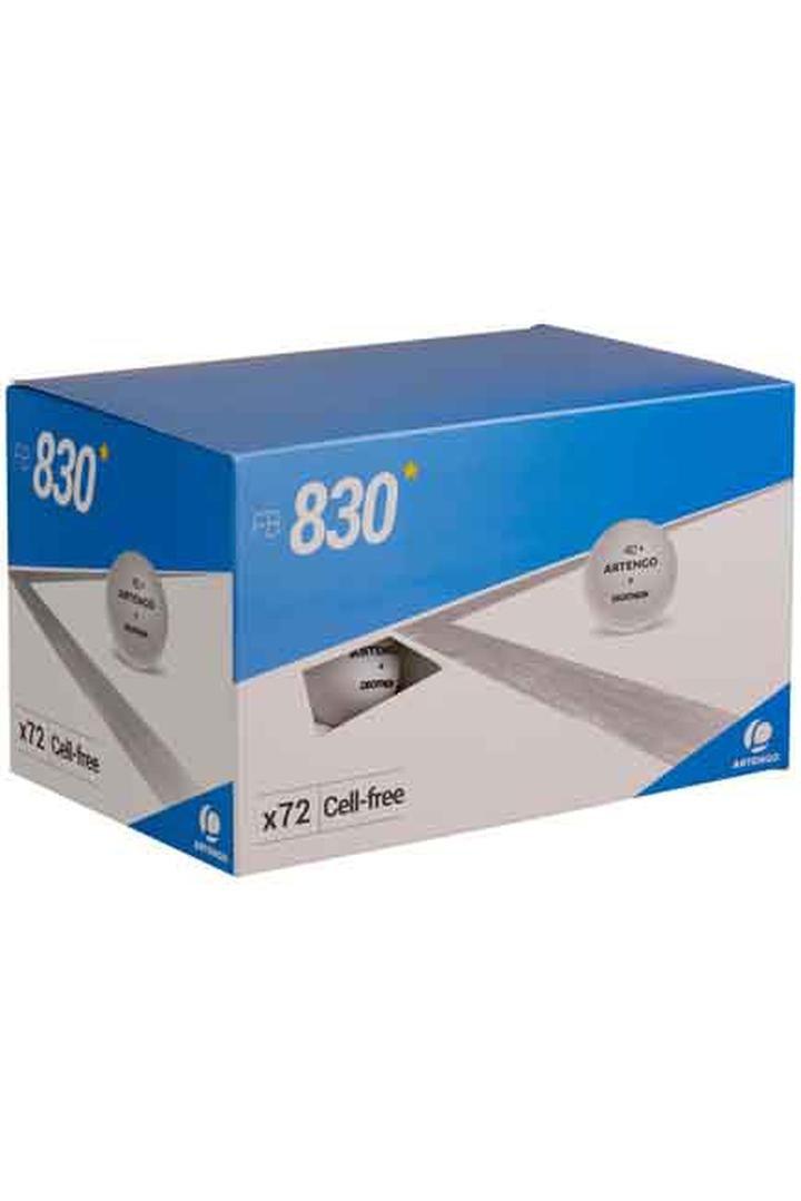 Table Tennis Balls FB 830 1* 40 x 72, White, No Color, medium