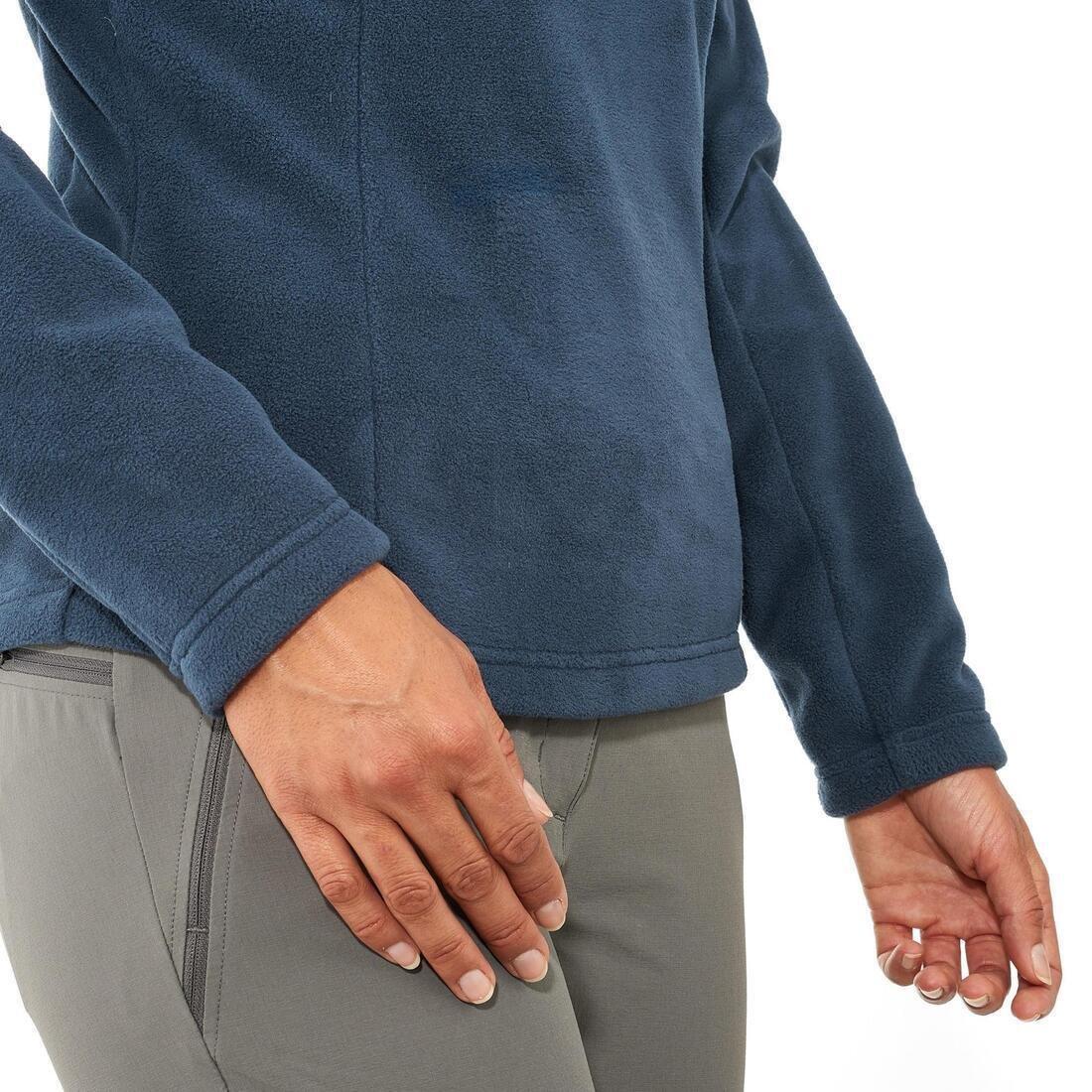 Women Forclaz 50 Fleece, Blue, No Color, large image number 5