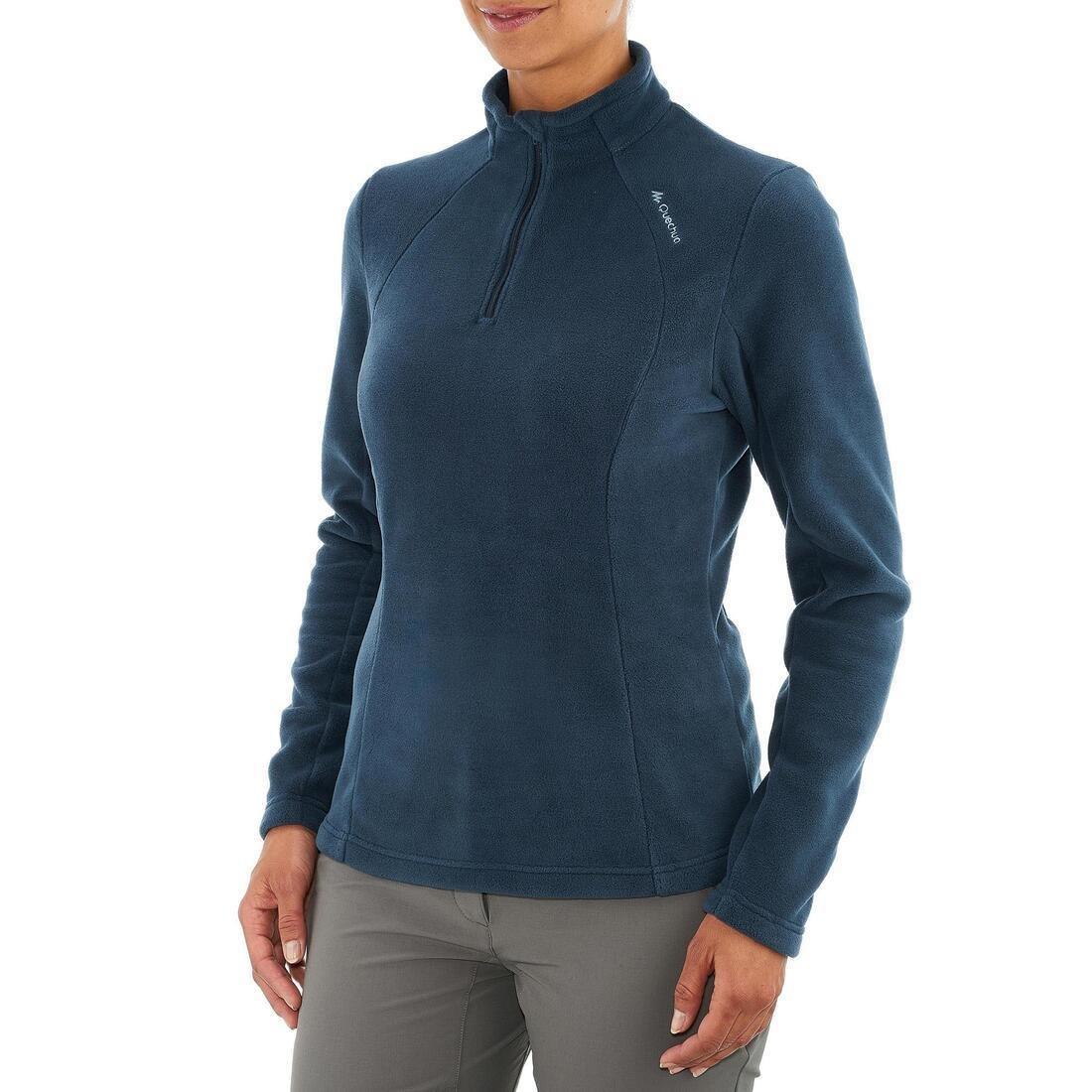 Women Forclaz 50 Fleece, Blue, No Color, large image number 6