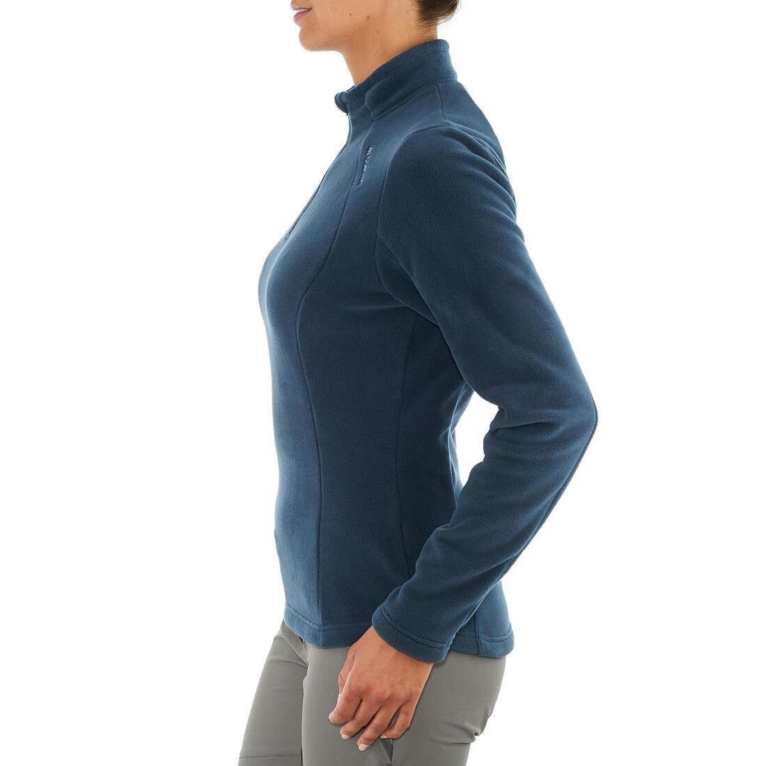 Women Forclaz 50 Fleece, Blue, No Color, large image number 8