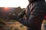 FORCLAZ - Men's Mountain Trekking Down Jacket - Trek 100 , Asphalt Blue