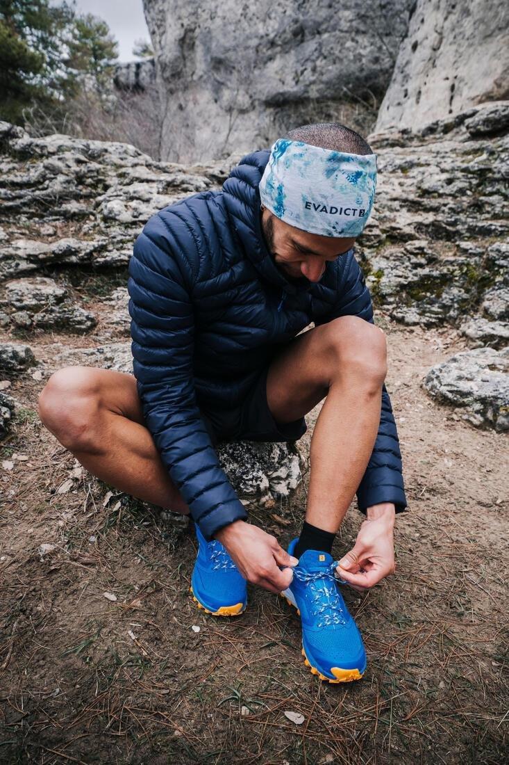 Men's Mountain Trekking Down Jacket - Trek 100 , Asphalt Blue, , large image number 14