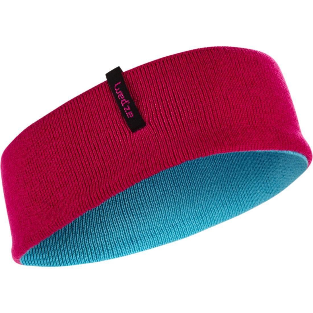 Kids Children's Reverse Skiing Headband, Turquoise, , large image number 0