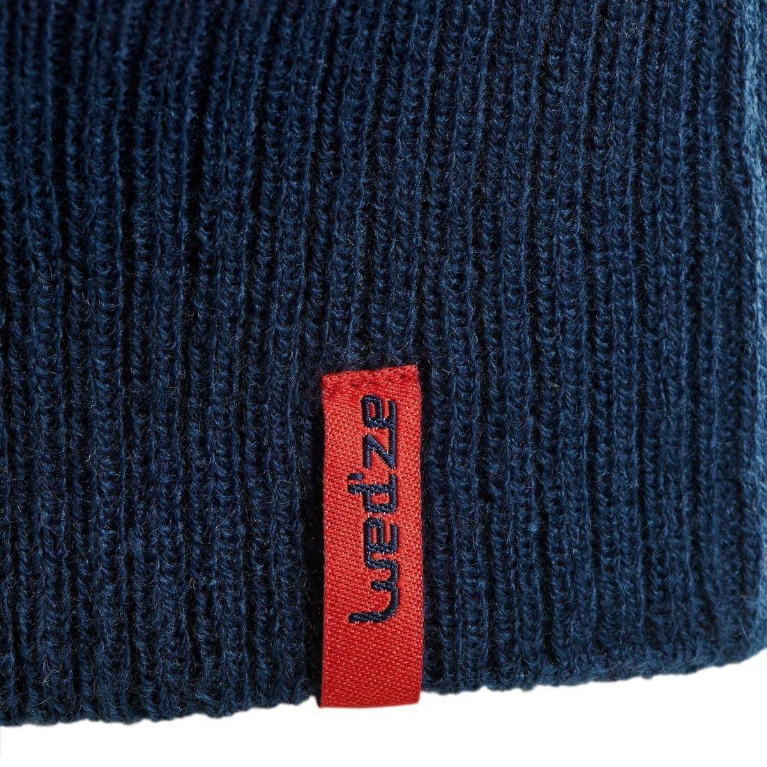 SCARLET RED KIDS' KNITTED SKI BALACLAVA - RED BLUE, No Color, large image number 6