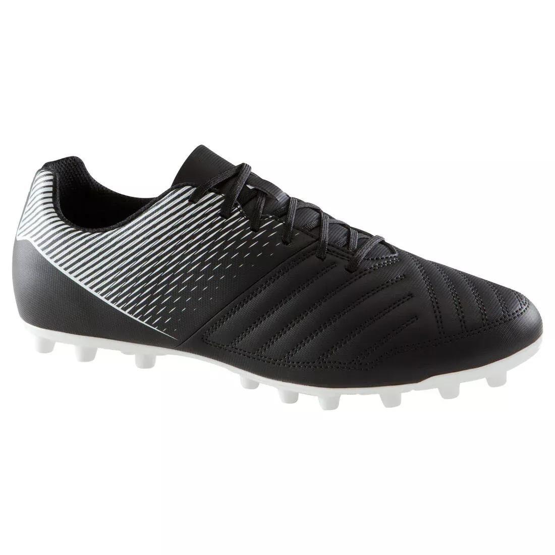 Adult Dry Pitch Football Boots Agility 100 Ag/Fg, Black, No Color, medium