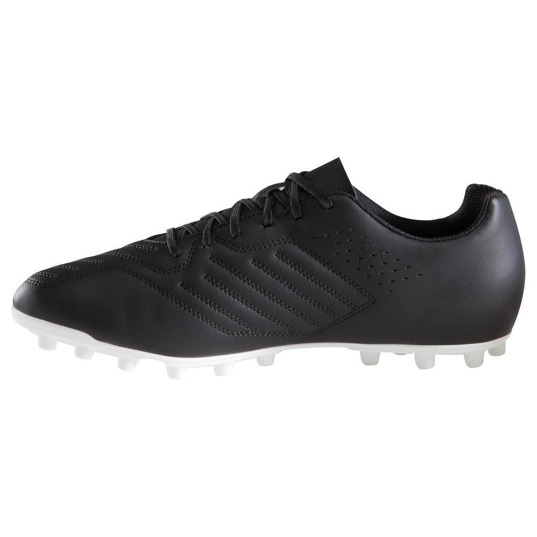 Adult Dry Pitch Football Boots Agility 100 Ag/Fg, Black, No Color, medium