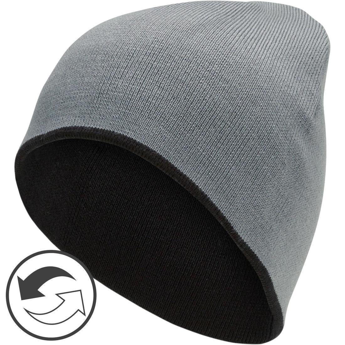 Adult Skiing Reverse Hat, Black, No Color, large image number 0