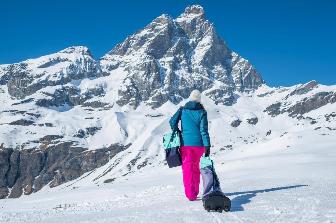 Adult Skiing Reverse Hat, Black, No Color, large image number 10