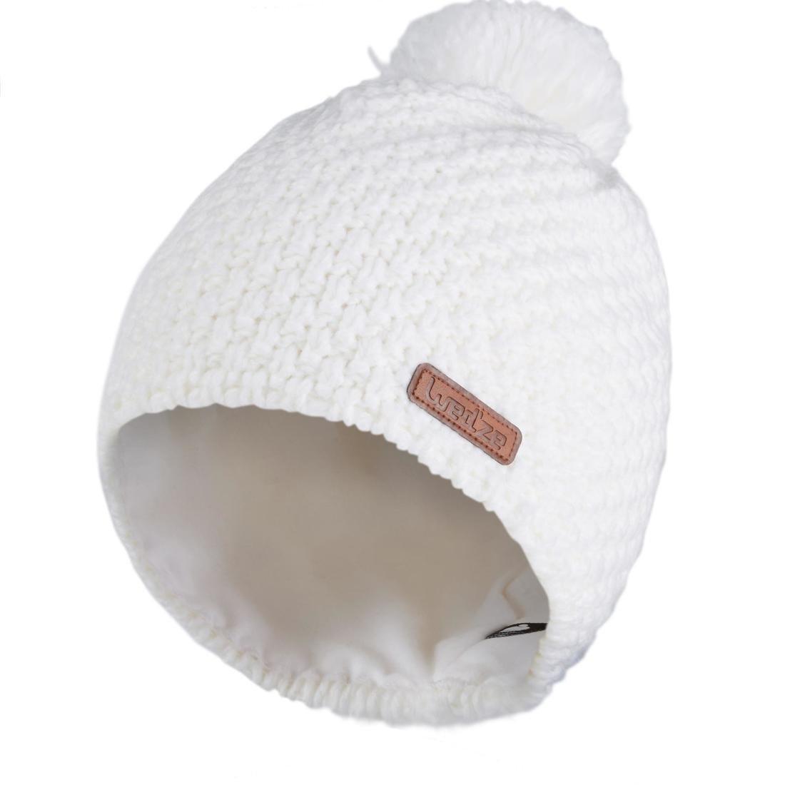 WEDZE - Adult Timeless Skiing Hat Plum-White