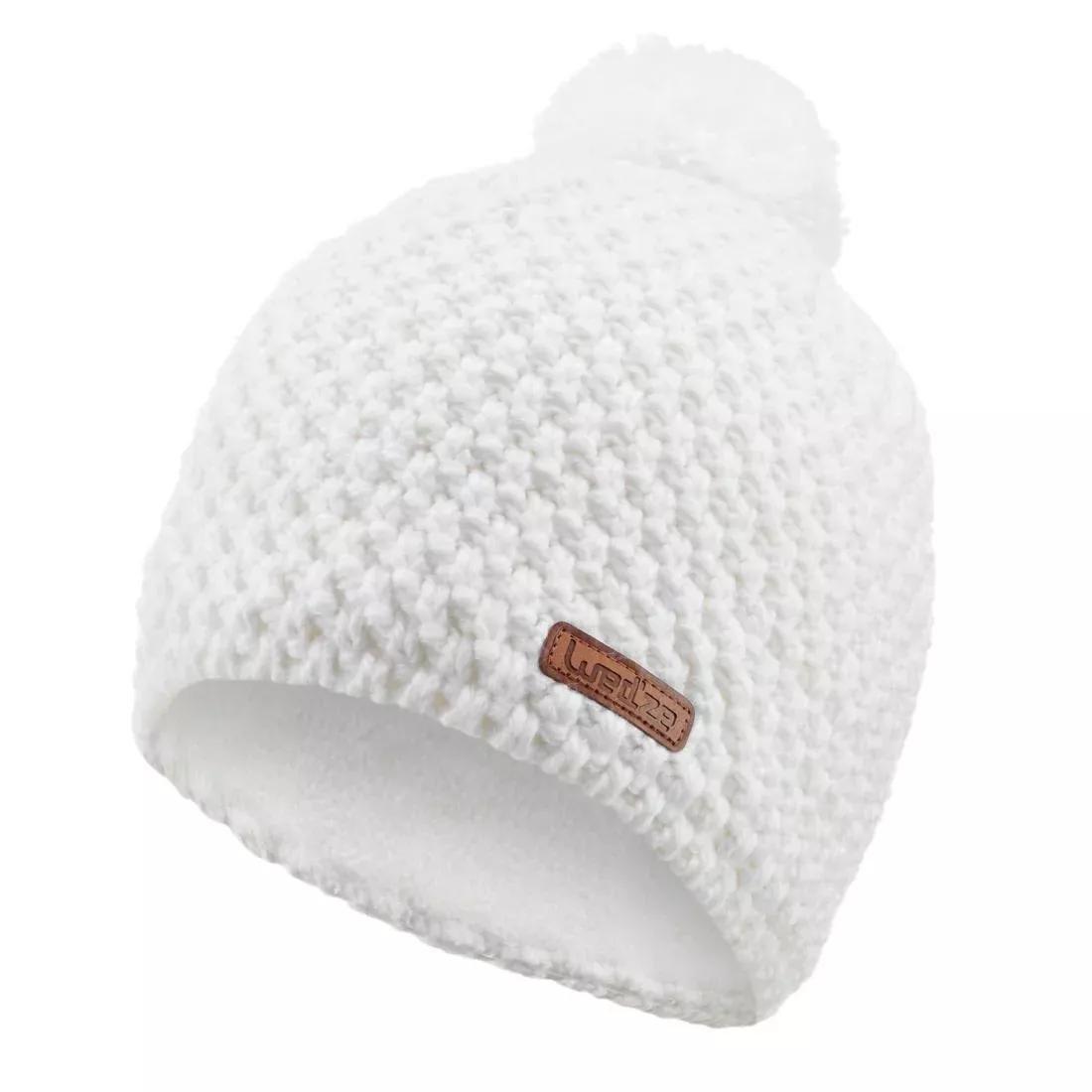 WEDZE - Adult Timeless Skiing Hat Plum-White