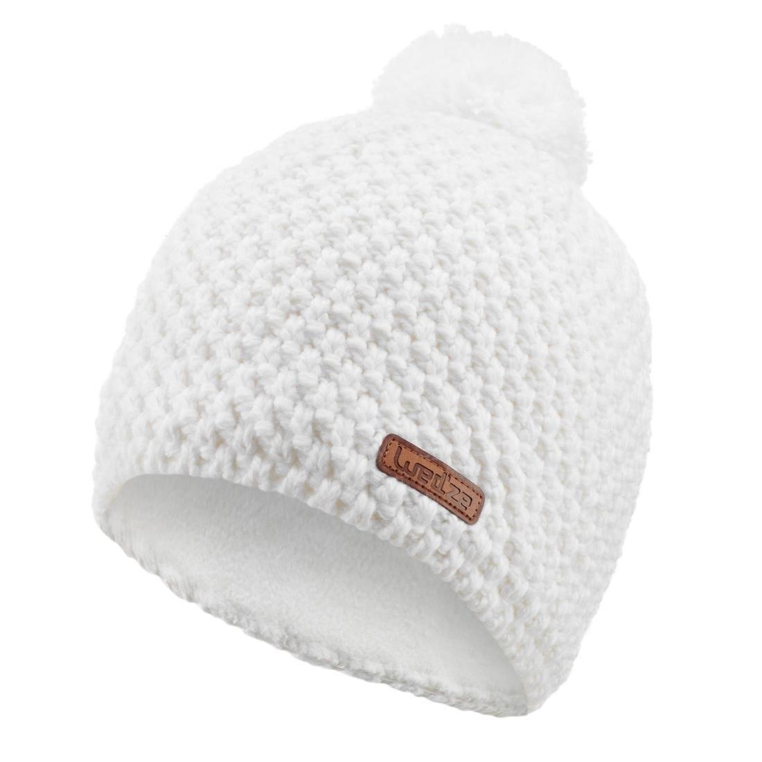 WEDZE - Adult Timeless Skiing Hat Plum-White