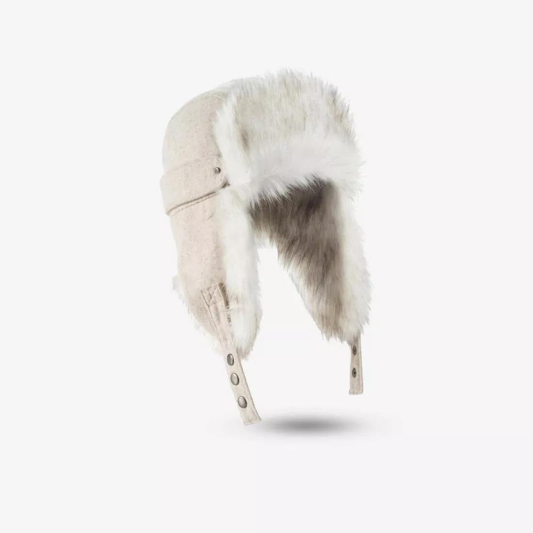 Adult Adult Noof Ski Ushanka, Ivory, Linen, No Color, large image number 0