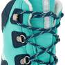 QUECHUA - Child's Snow Hiking Boots, Caribbean Blue